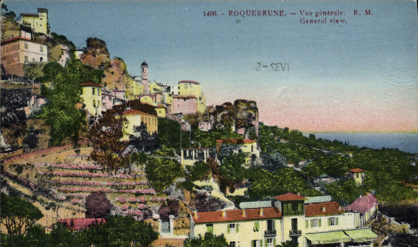 CPA Roquebrune Vue Generale