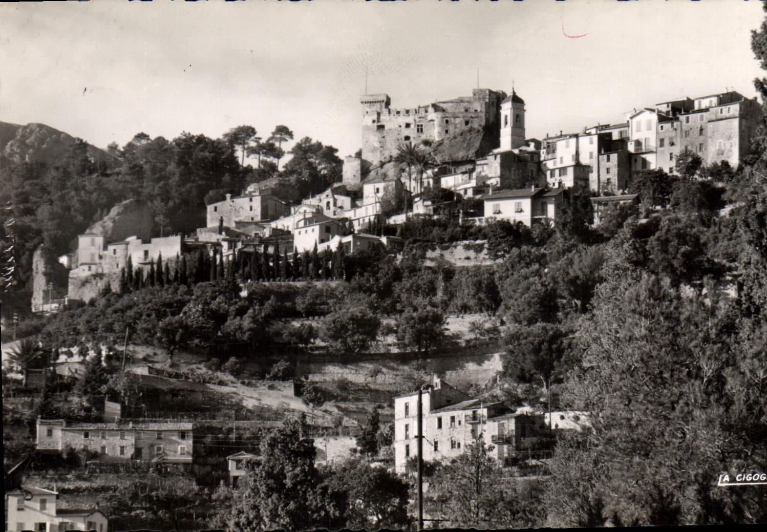 CPA Roquebrune Cap Martin château