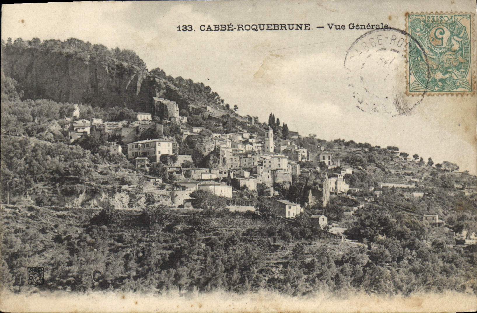CPA CABBE-Roquebrune Vue Generale