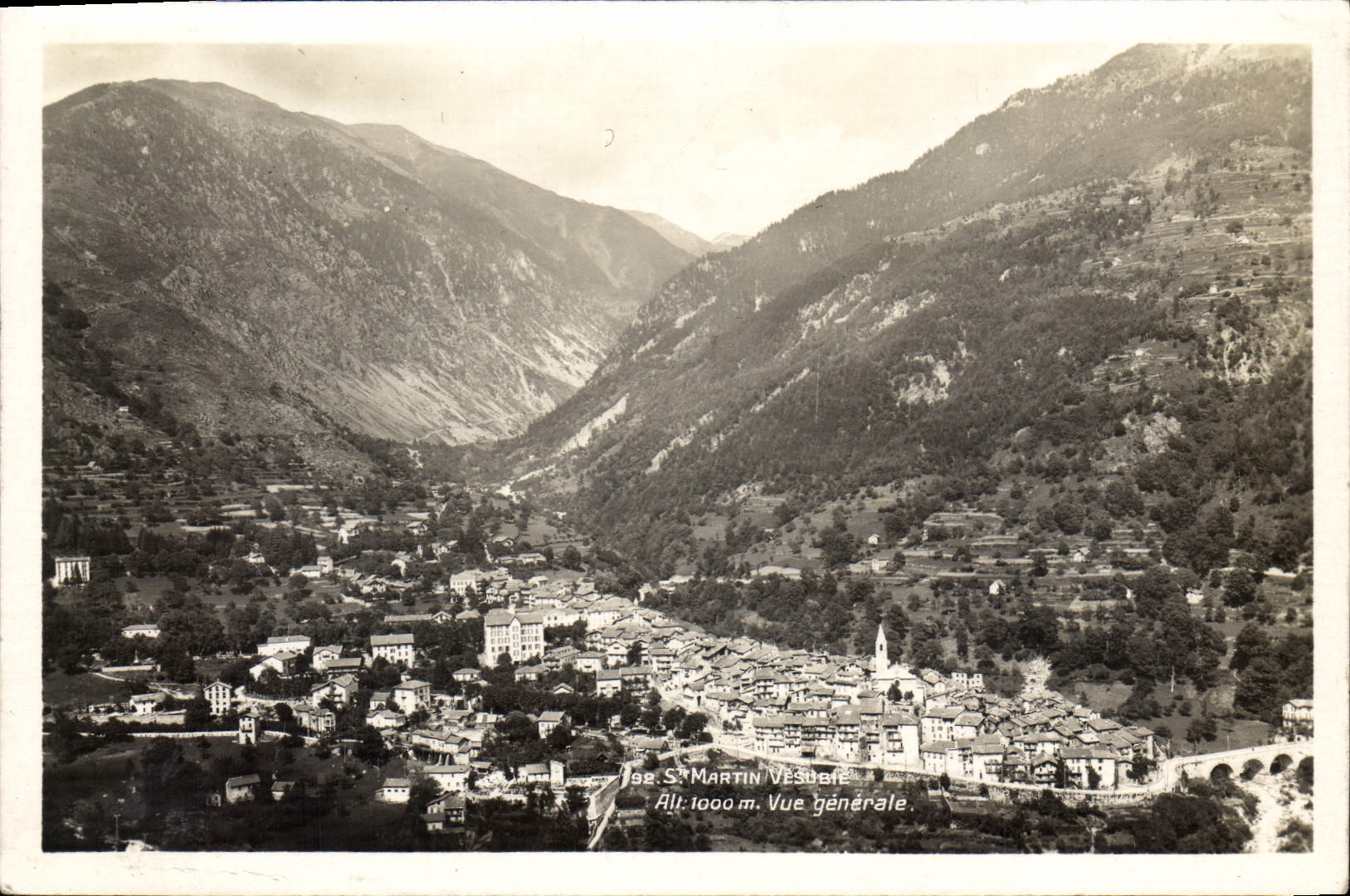 CPA St Martin Vesubie Vue Generale