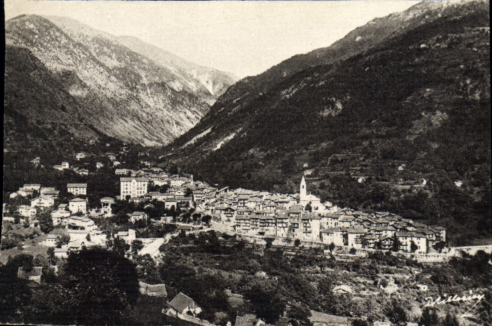 CPA St Martin Vesubie Vue Generale
