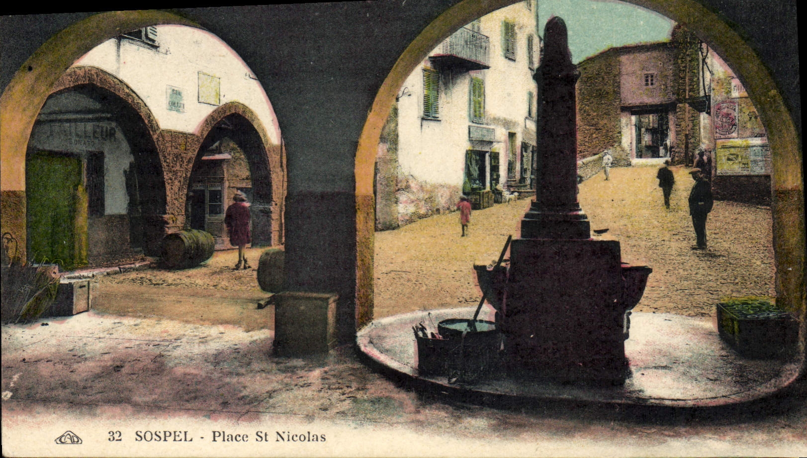 CPA SOSPEL place saint Nicolas