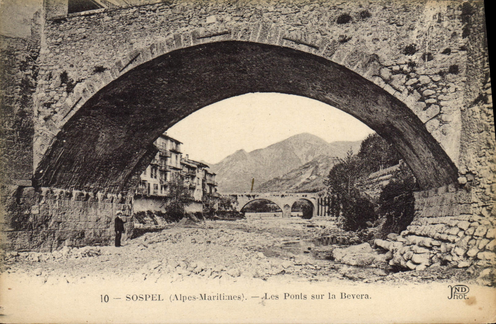 CPA SOSPEL les ponts sur la Bevera