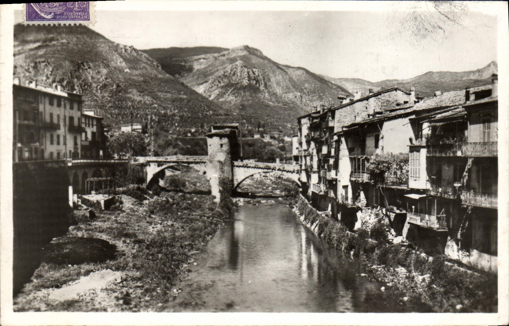 CPA SOSPEL vieux pont sur la Bevera