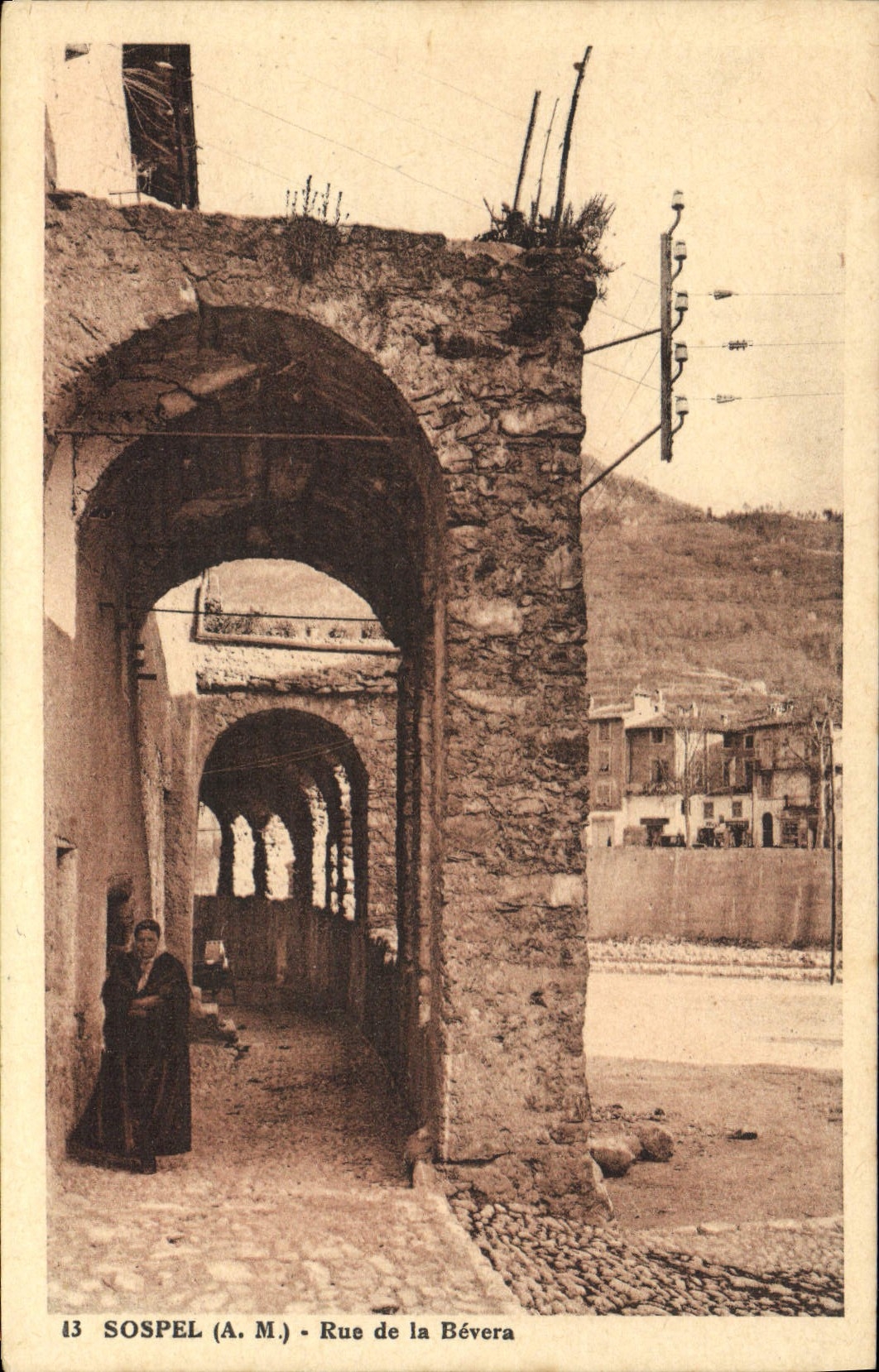 CPA SOSPEL rue de la Bevera