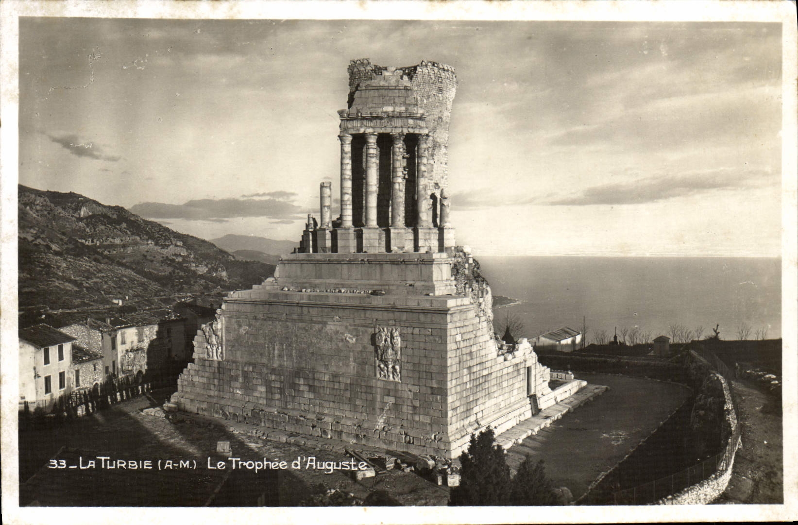 CPA LA TURBIE trophée d'Auguste