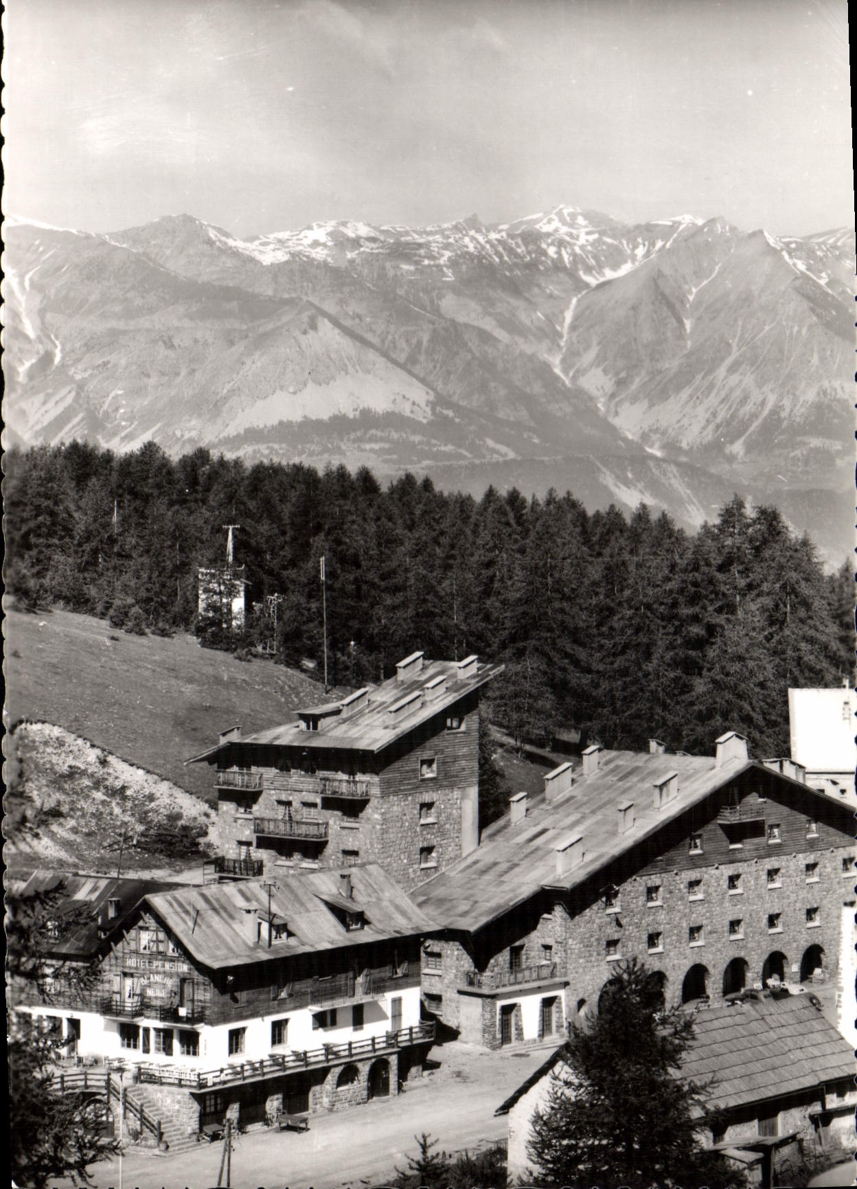 CPSM VALBERG hôtel restaurant blanche-neige et le grand châlet