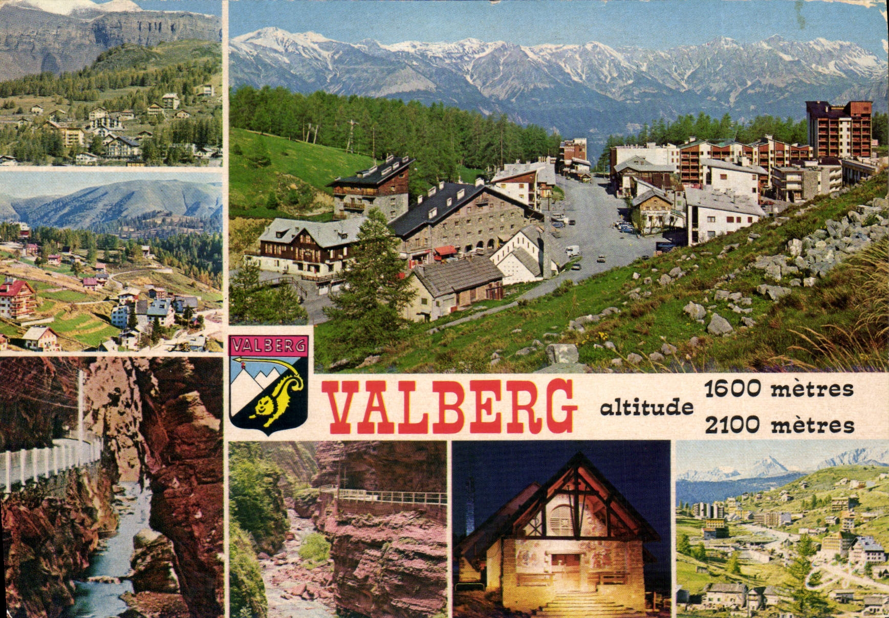 CPSM VALBERG vue générale châlets