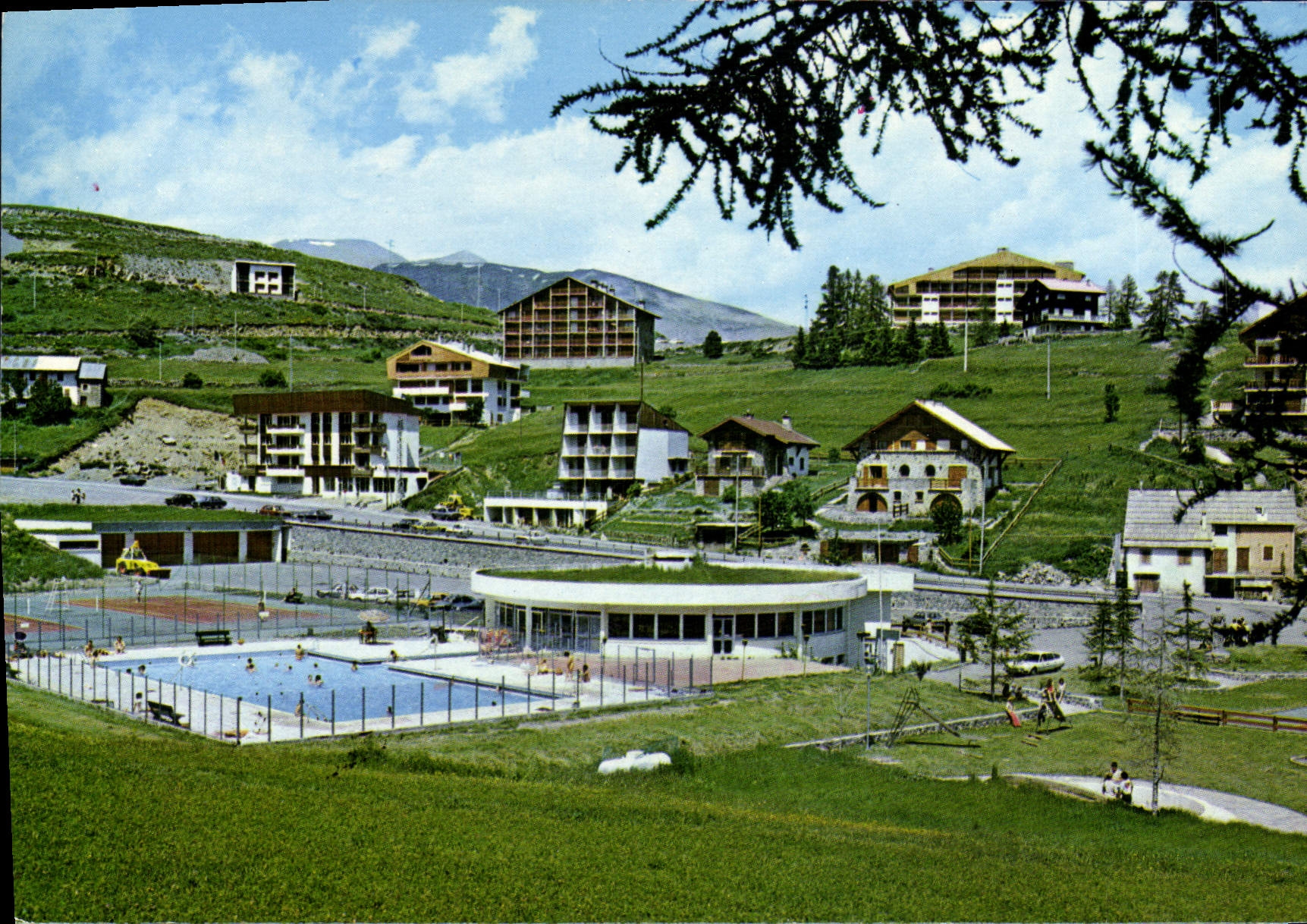 CPSM VALBERG piscine tennis