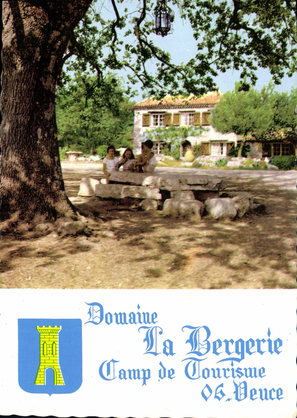 CPSM VENCE la bergerie camp chêne