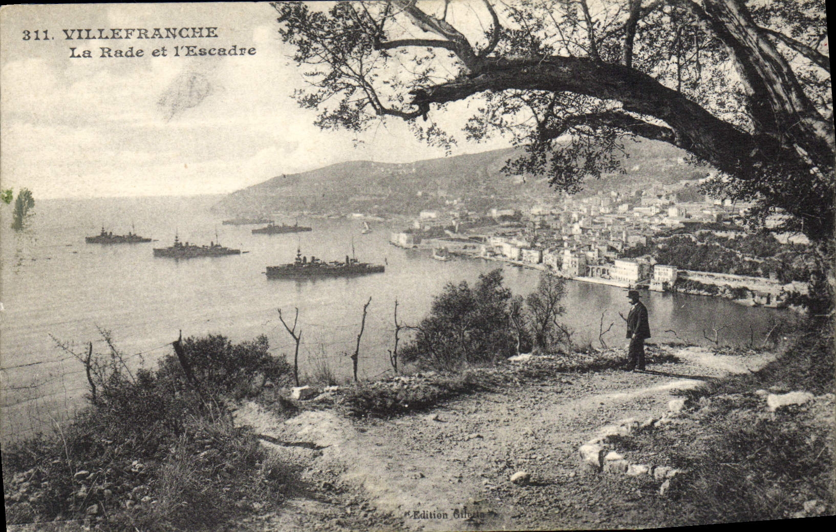 CPA VILLEFRANCHE-sur-MER la rade et l'escadre