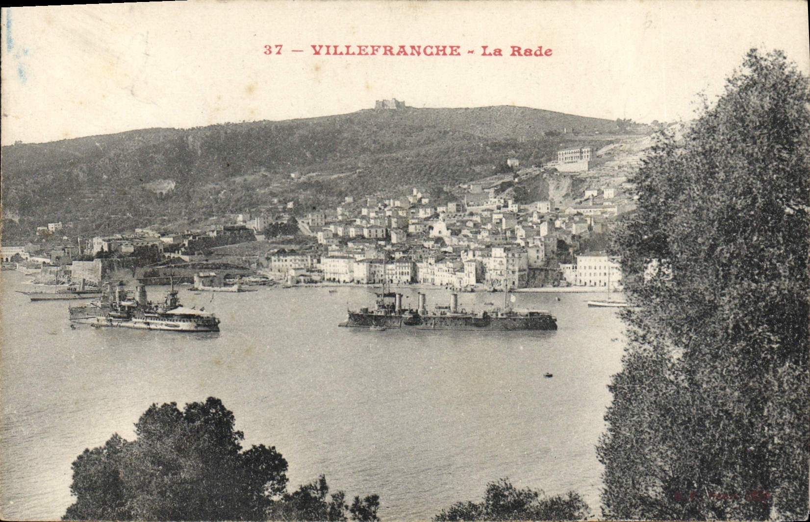 CPA VILLEFRANCHE-sur-MER la rade