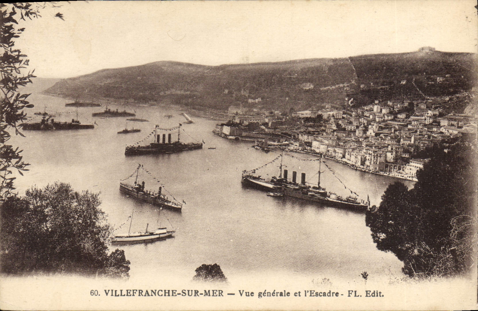 CPA VILLEFRANCHE-sur-MER la ville et l'escadre