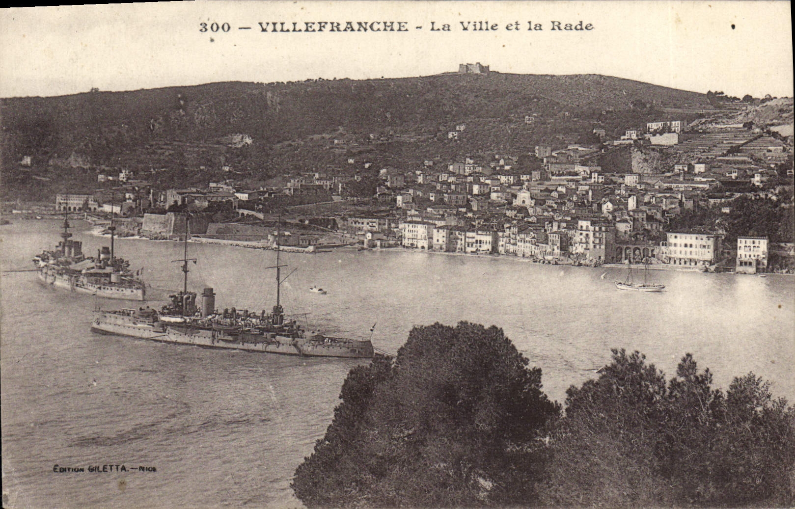 CPA VILLEFRANCHE-sur-MER la ville et la rade