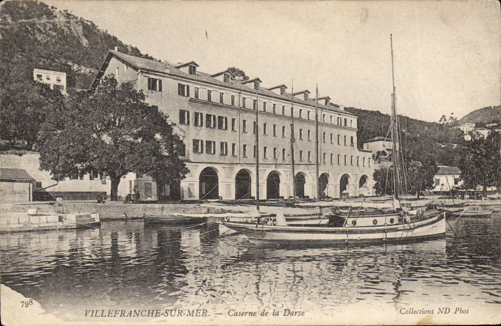 CPA VILLEFRANCHE-sur-MER caserne de la Darse