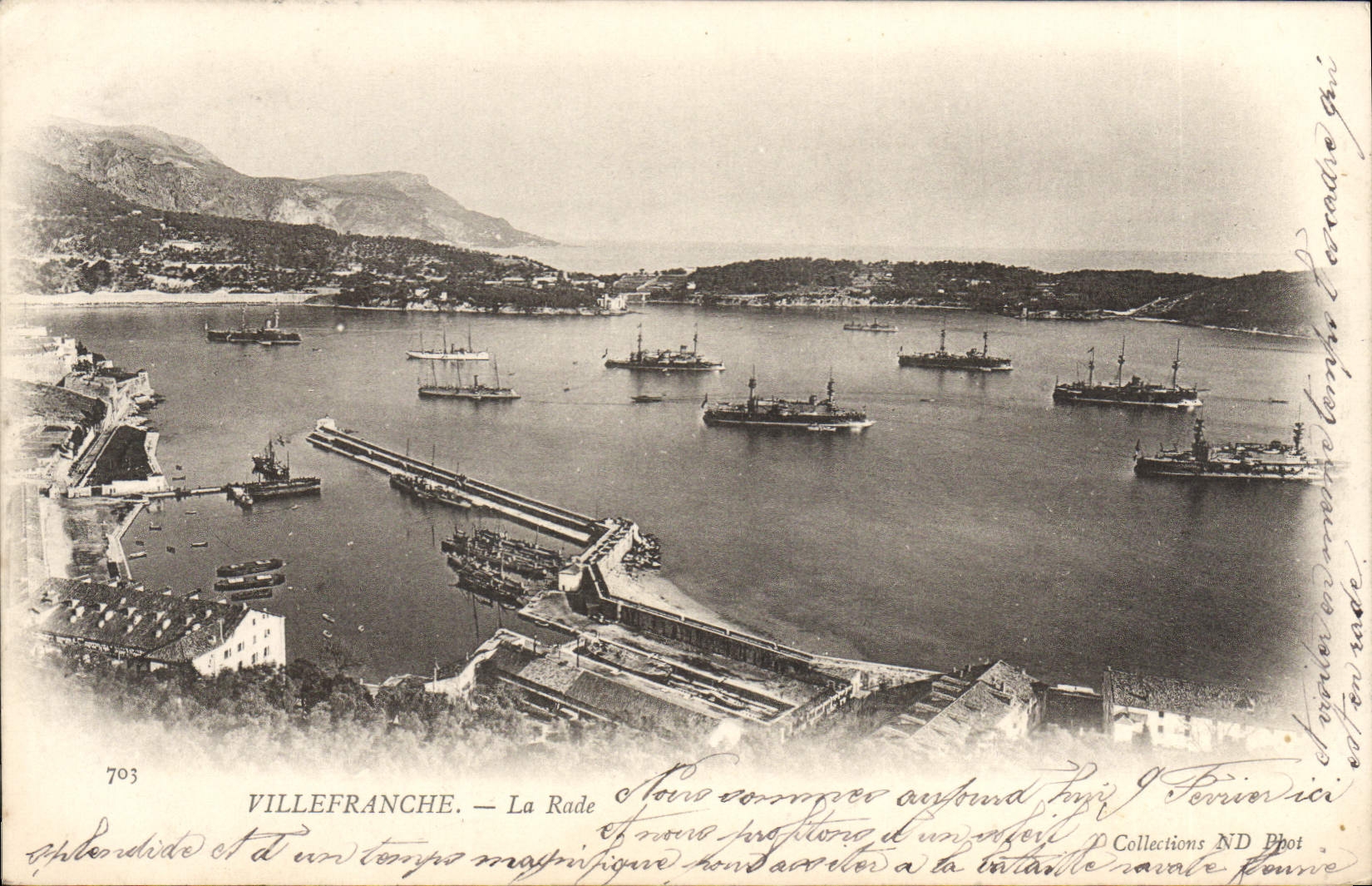 CPA VILLEFRANCHE-sur-MER la rade