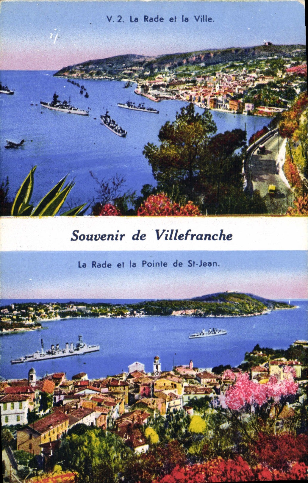 CPA VILLEFRANCHE-sur-MER la ville et la rade