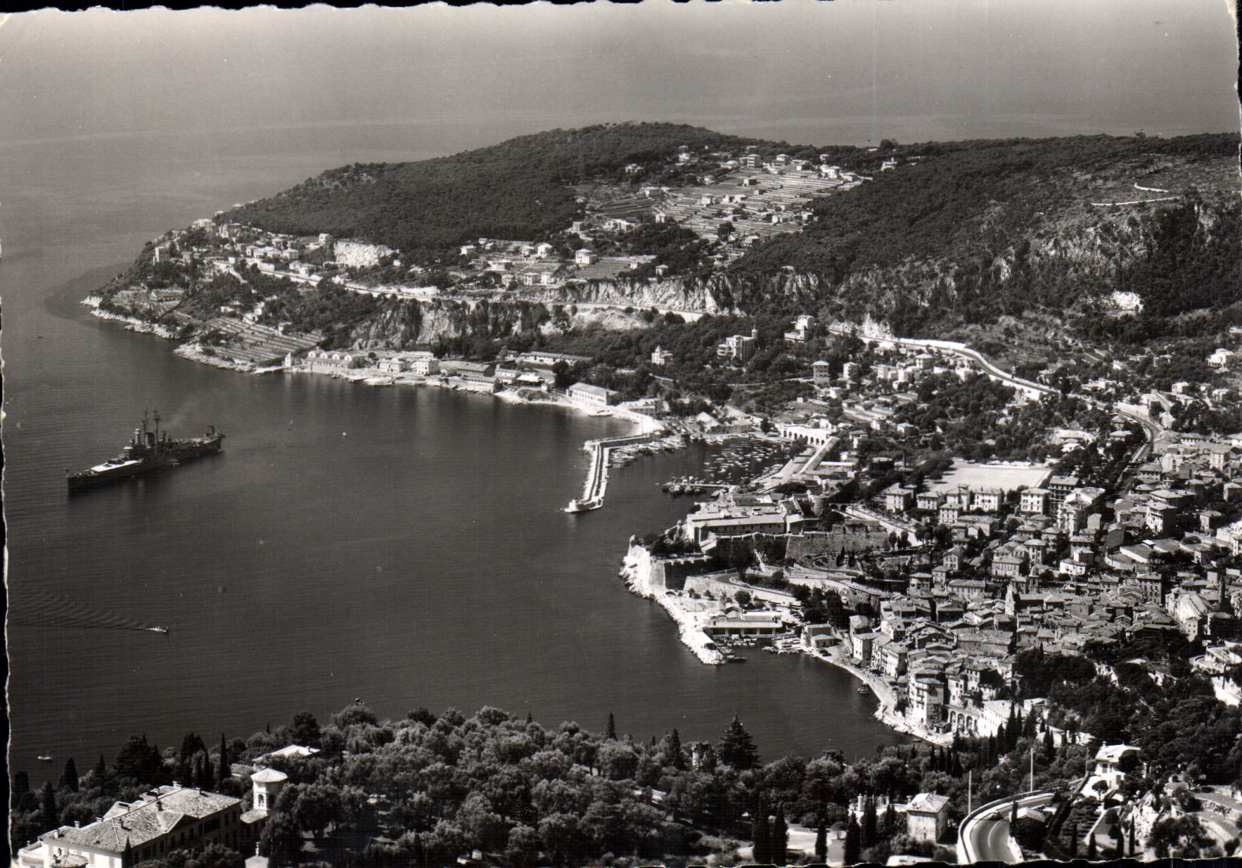 CPSM VILLEFRANCHE-sur-MER vue générale la rade