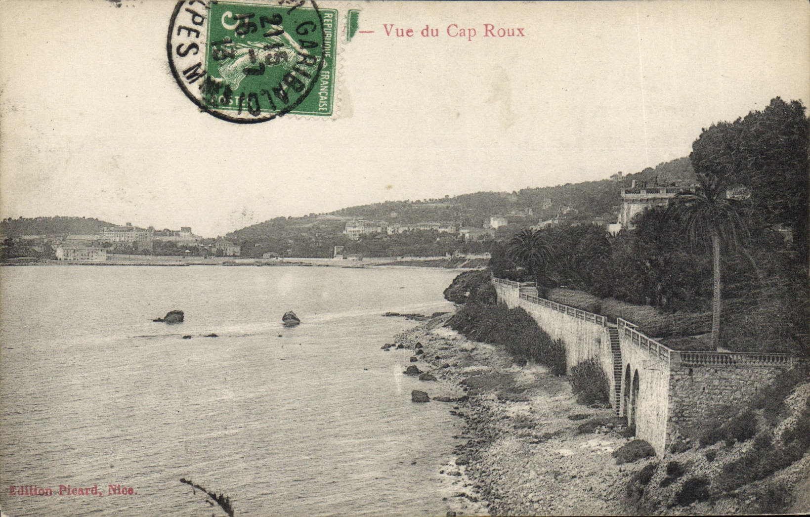 CPA vue du cap Roux