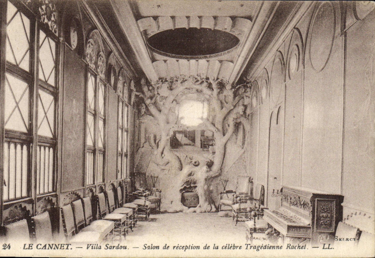 CPA LE CANNET villa Sardou tragédienne Rachet Rachel
