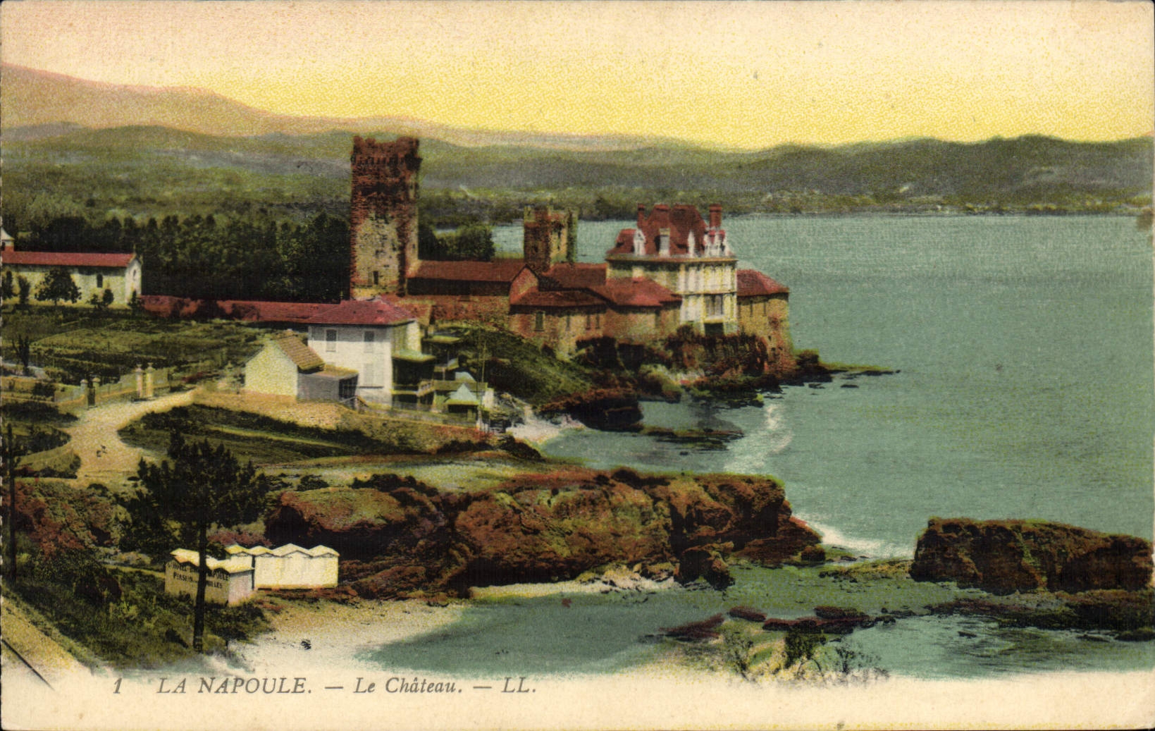 CPA LA NAPOULE le château