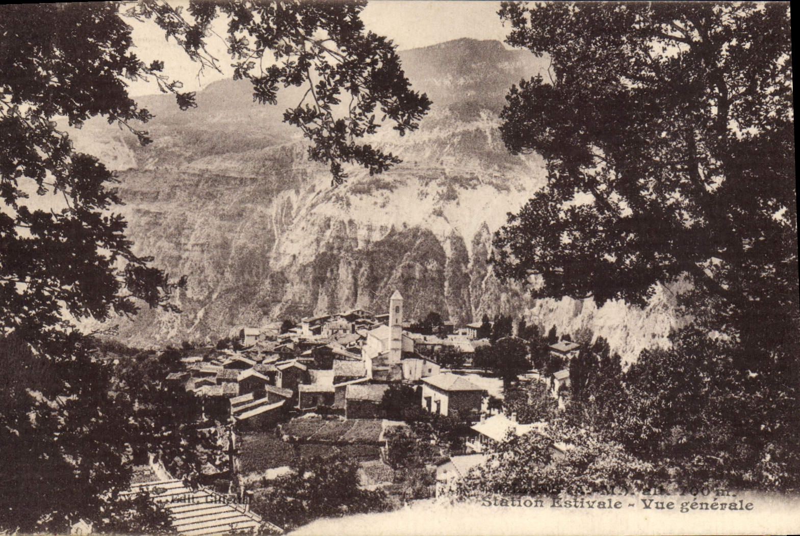 CPA station estivale vue générale
