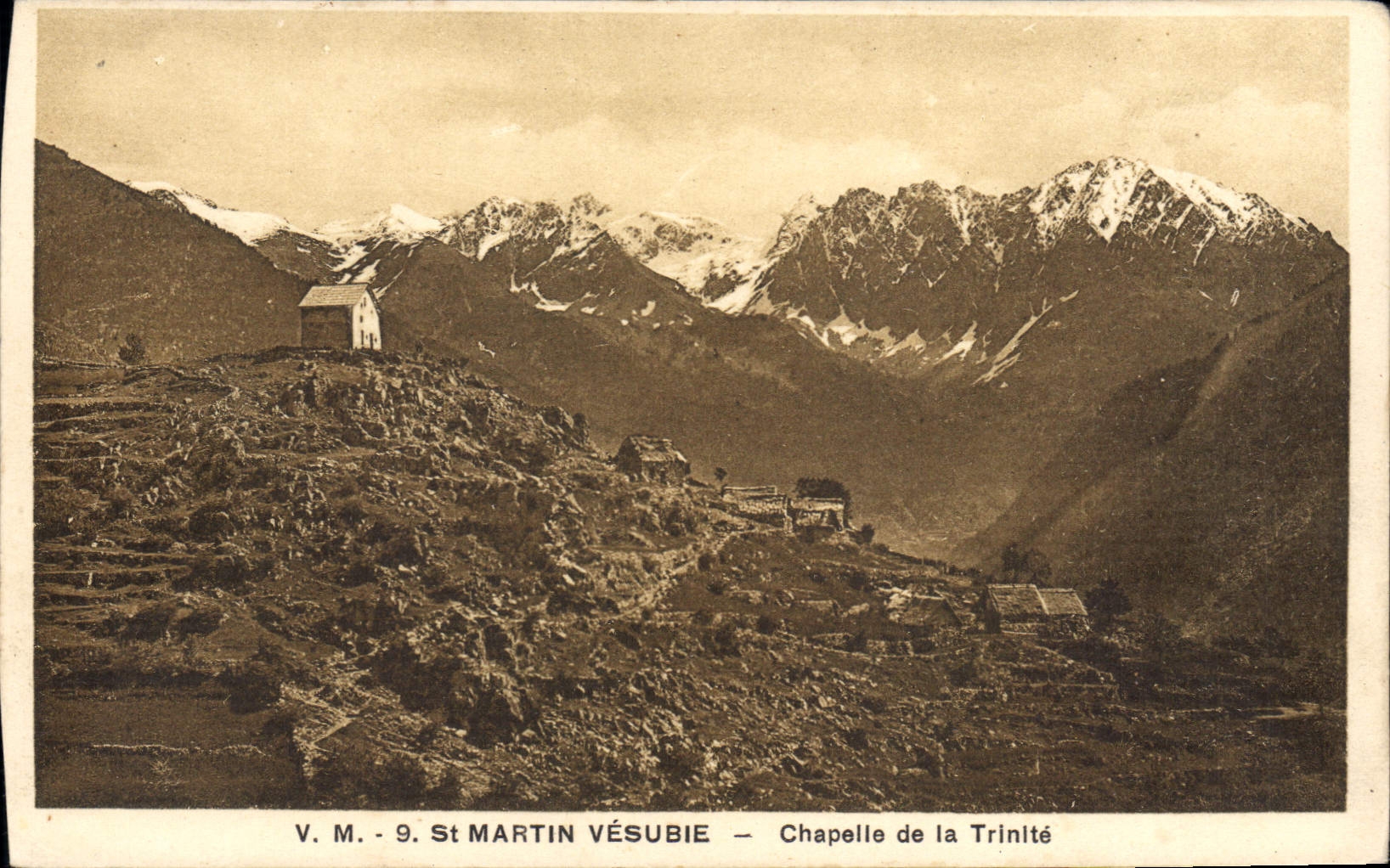 CPA SAINT-MARTIN-VESUBIE chapelle de la trinité