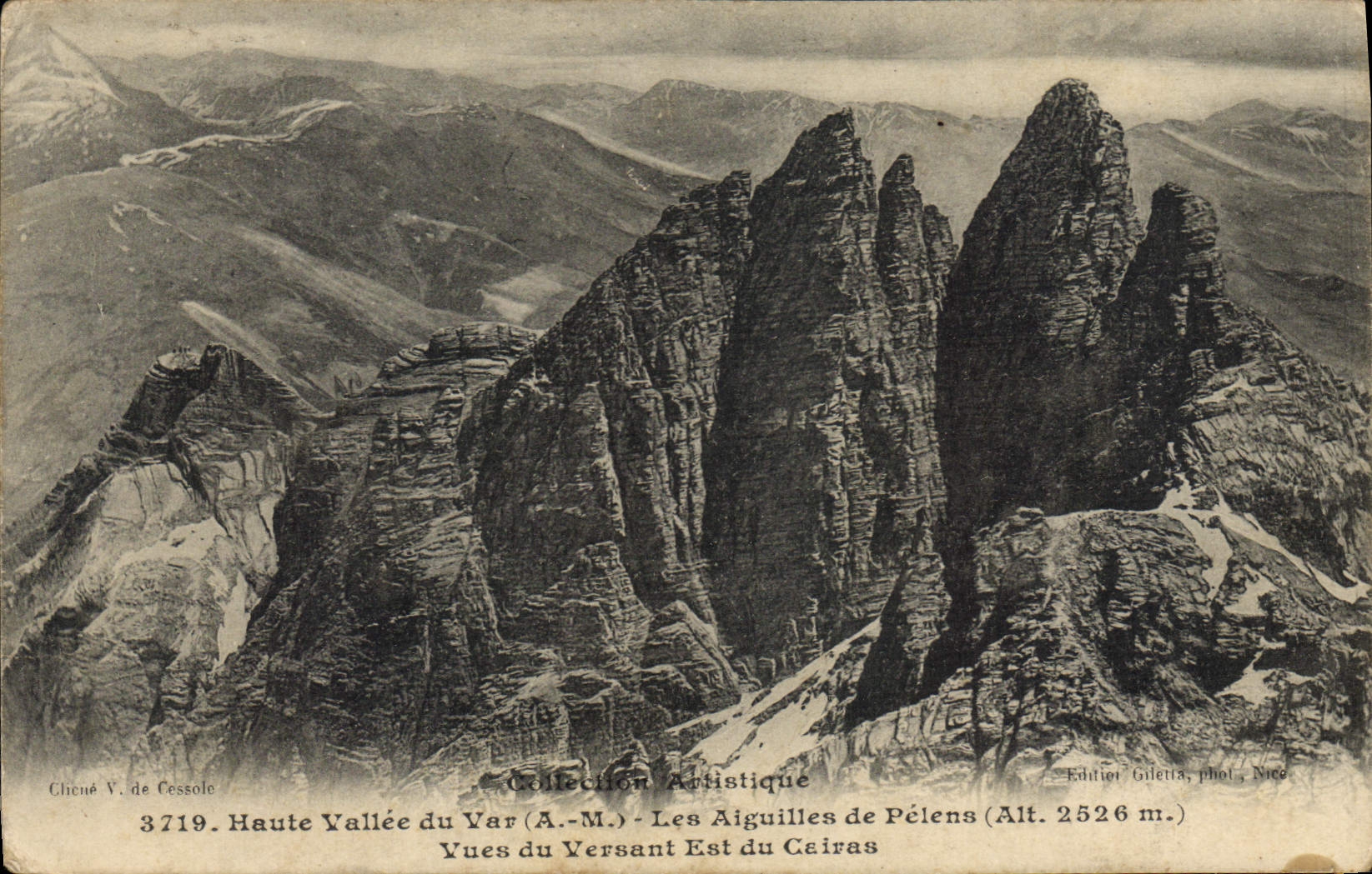 CPA aiguilles de Pélens Cairas