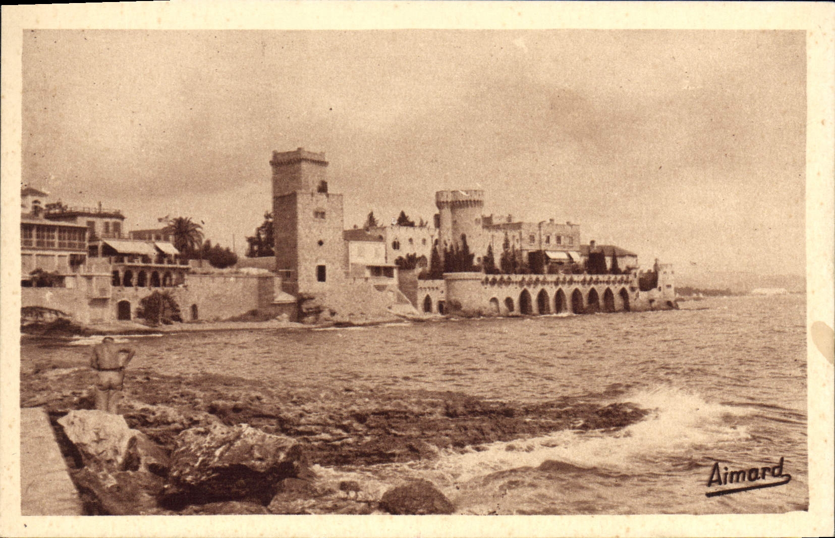 CPA LA NAPOULE le château