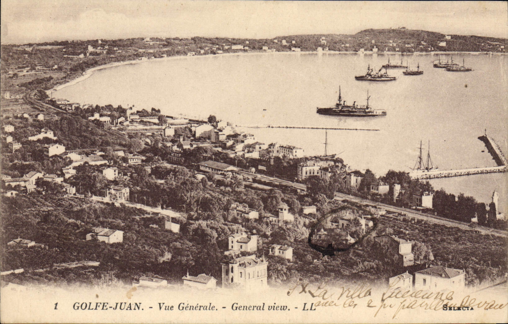 CPA GOLFE JUAN vue générale