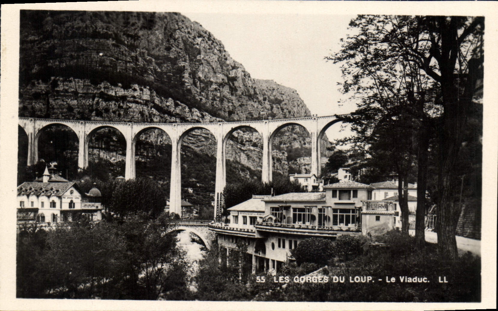 CPA GORGES-du-LOUP viaduc