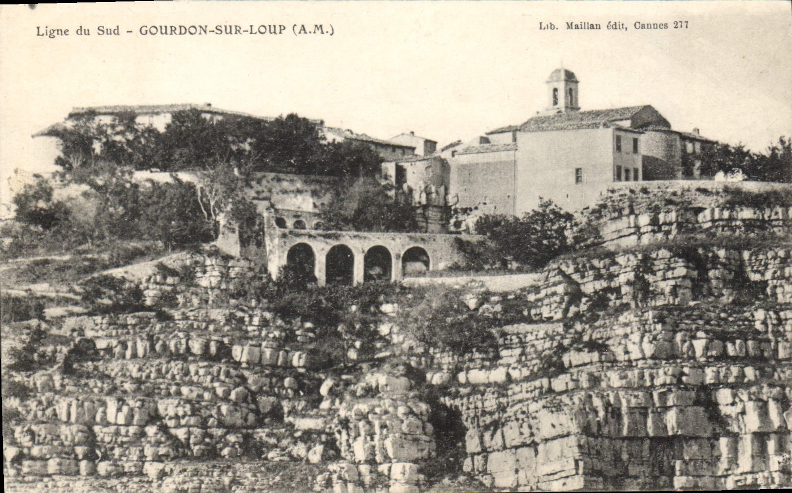 CPA GOURDON-sur-LOUP