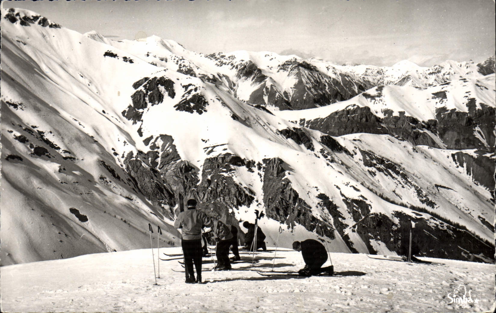CPA AURON piste du Ciavalet