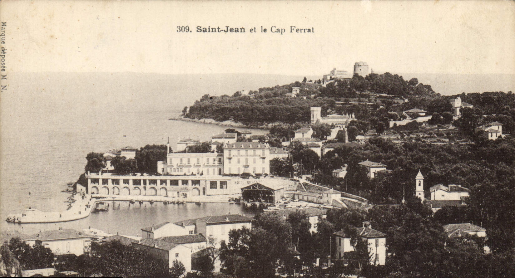CPA SAINT-JEAN et le CAP-FERRAT