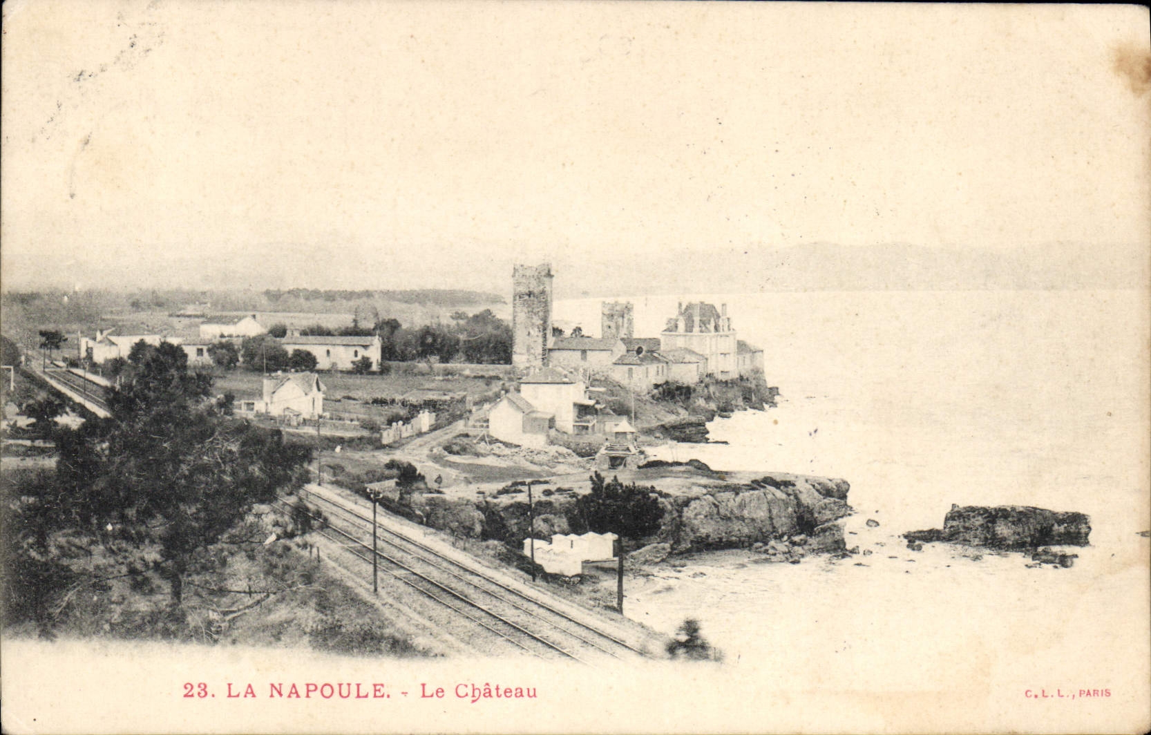 CPA la NAPOULE le château