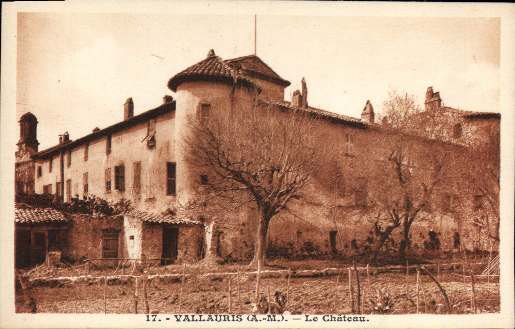 CPA VALLAURIS château