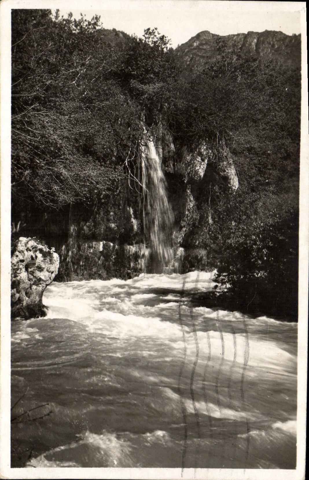 CPA SAINT-ETIENNE-DE-TINEE cascade du Cartel