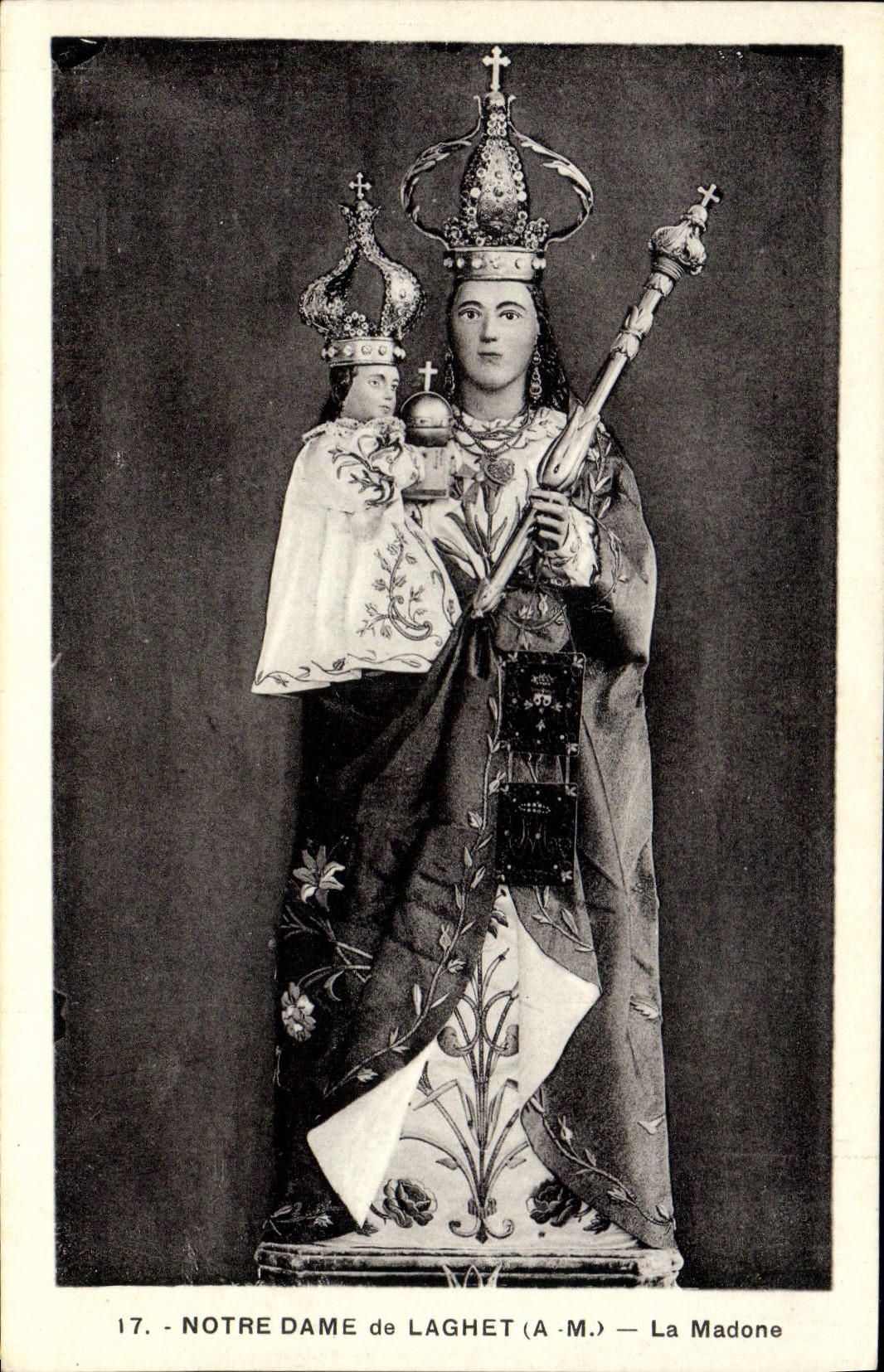 CPA Notre Dame de LAGHET la Madone