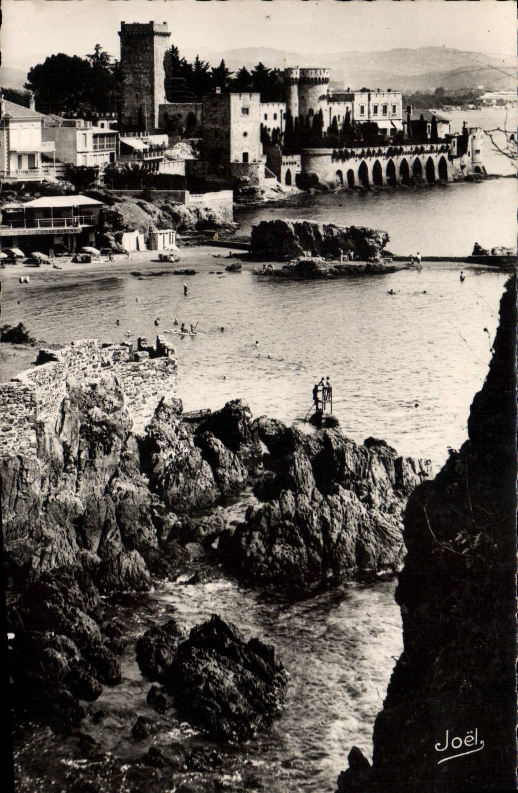 CPA LA NAPOULE corniche d'or château plage