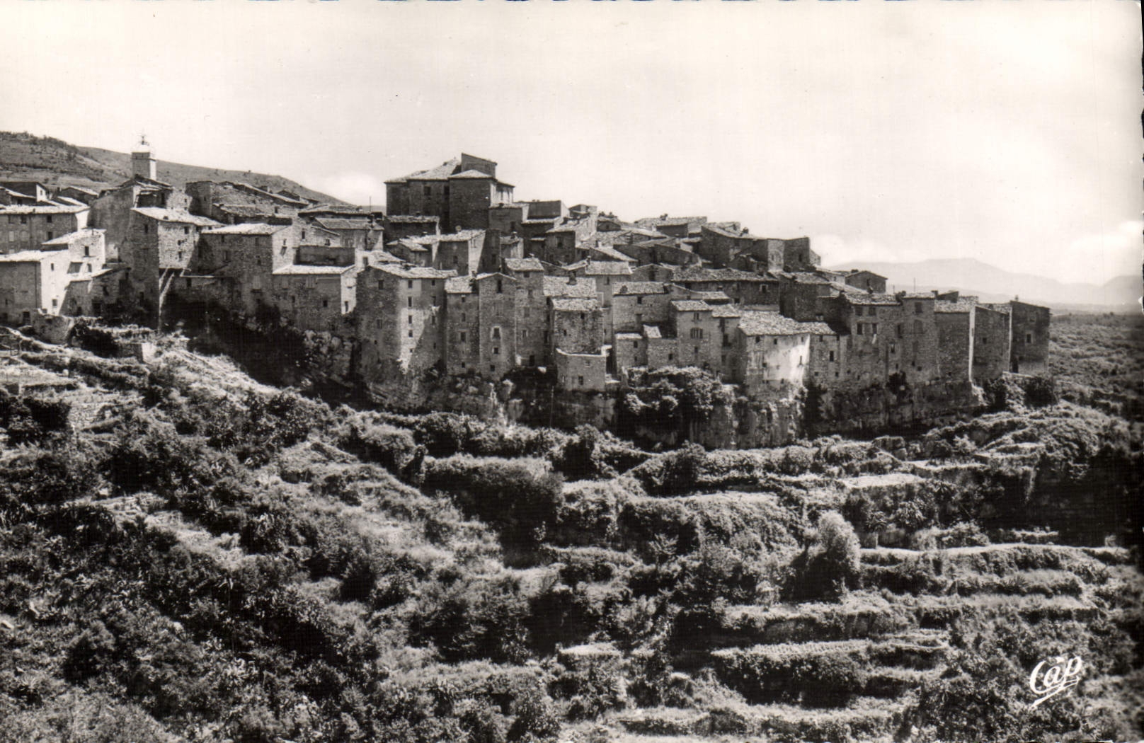CPA TOURRETTES-SUR-LOUP vue générale