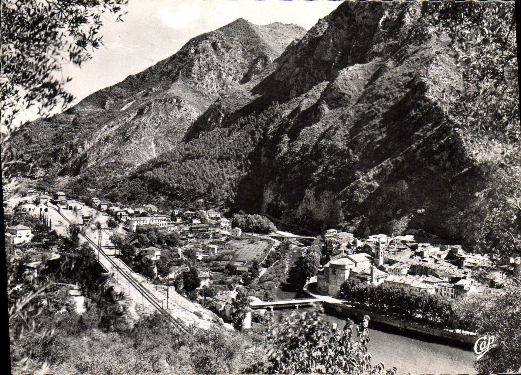 CPSM BREIL-sur-ROYA vue générale