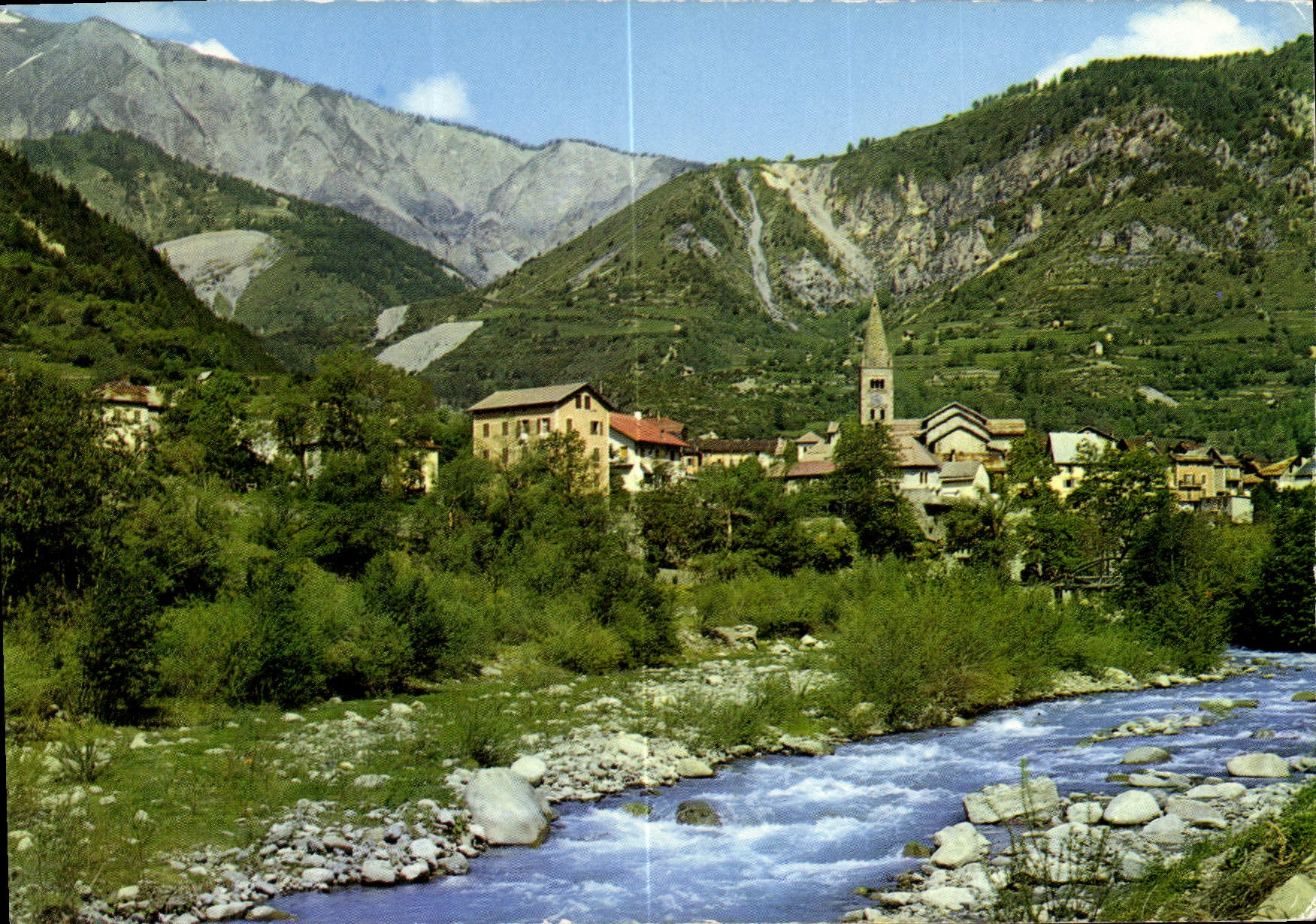 CPSM SAINT-ETIENNE-de-TINEE vue générale