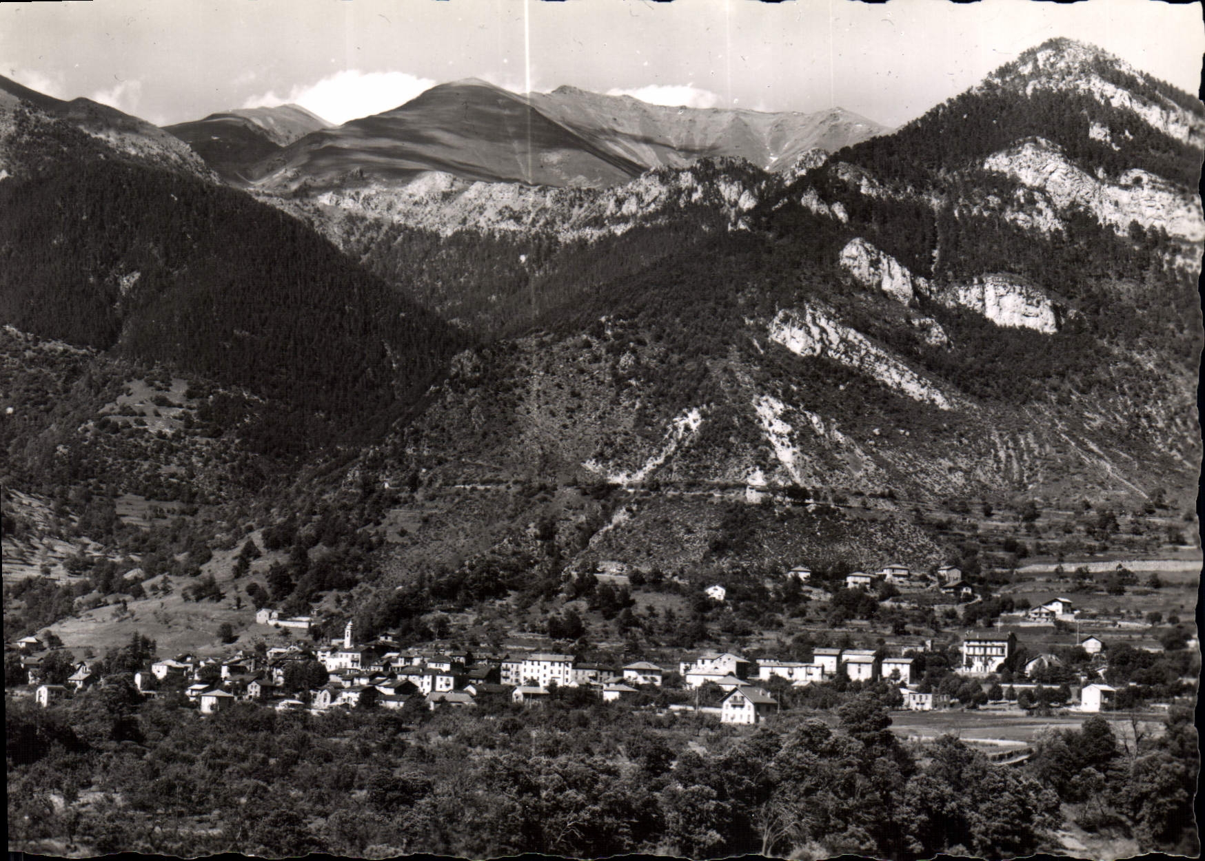 CPSM LA BOLLINE-VALDEBLORE vue générale