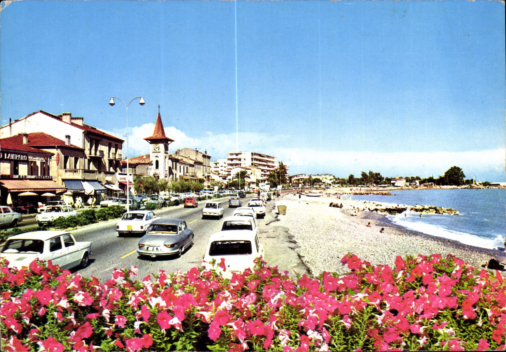CPSM LE CROS de CAGNES bord de mer