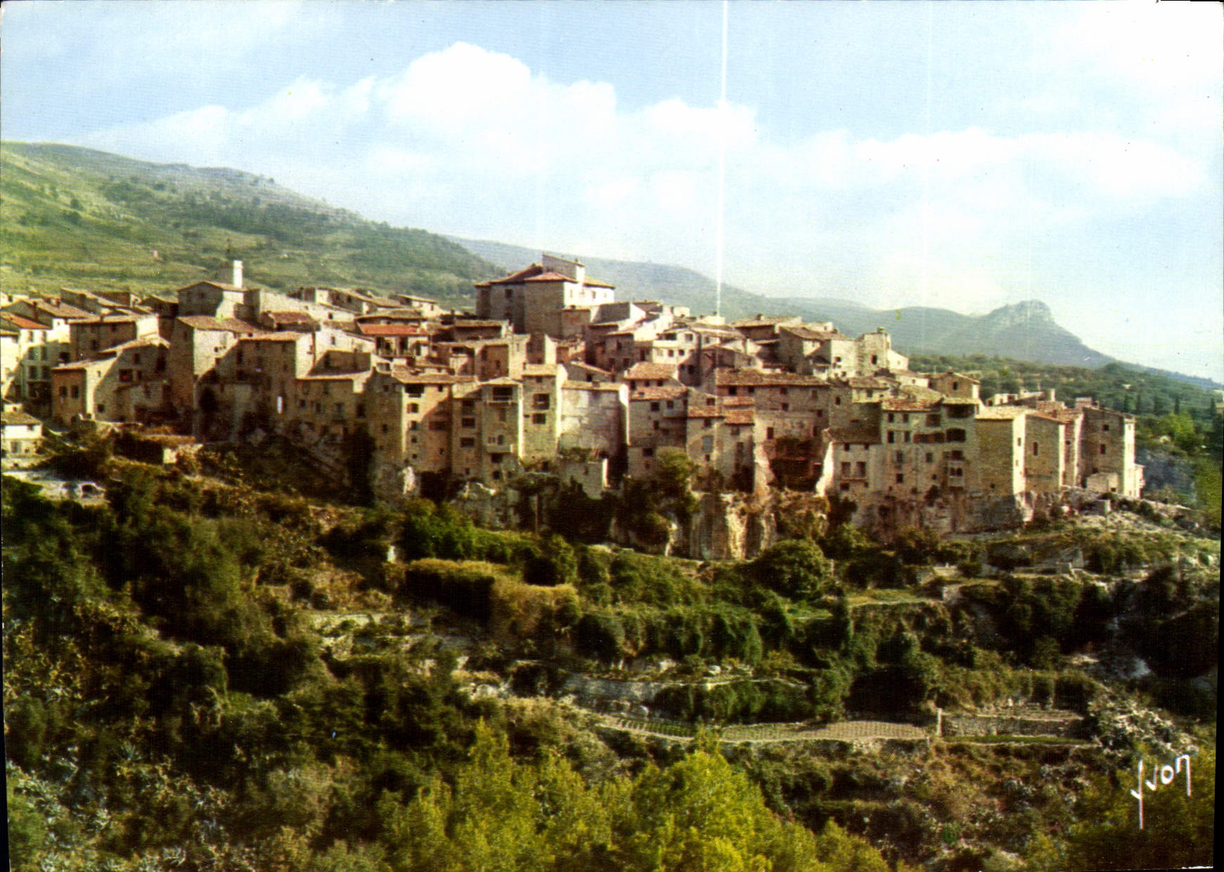CPSM TOURRETTES-sur-LOUP curieux village