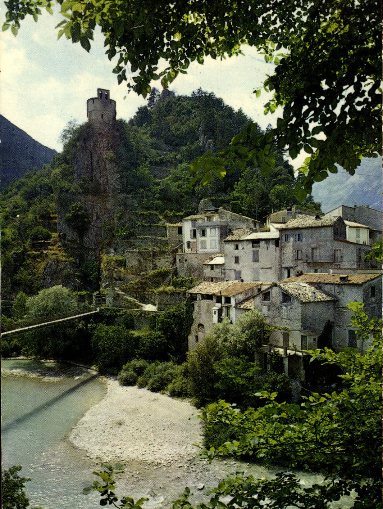 CPSM ROQUESTERON GRASSE pont de France