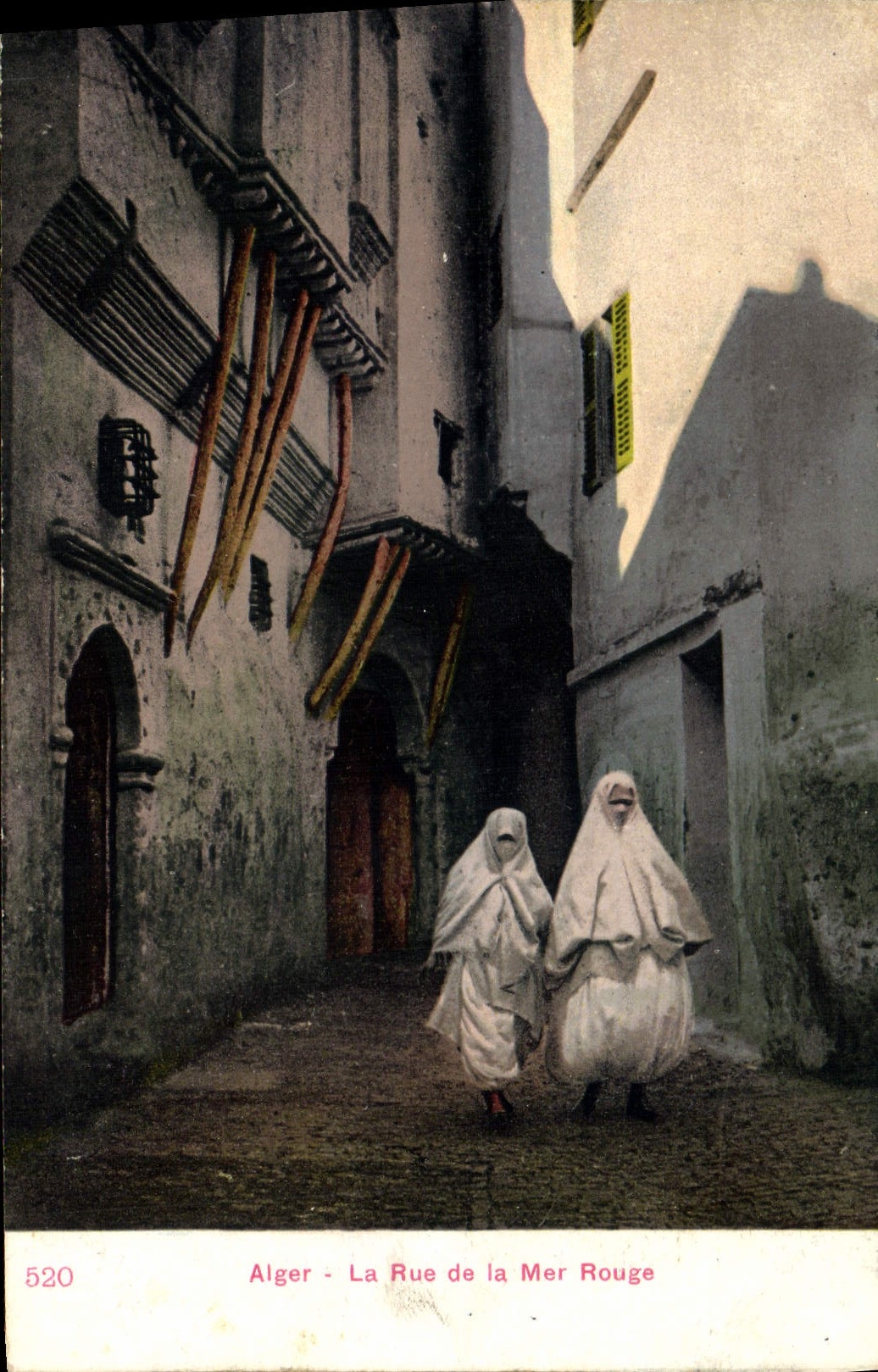 CPA ALGER rue de la mer rouge