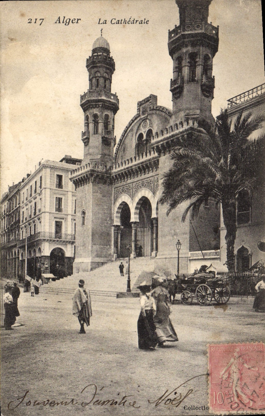 CPA ALGER la cathédrale