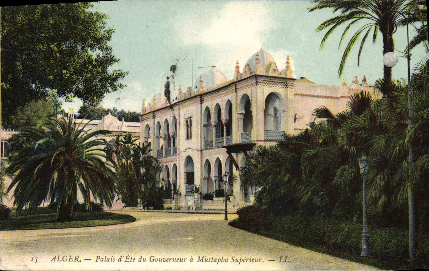 CPA ALGER palais d'été du gouverneur à MUSTAPHA supérieur