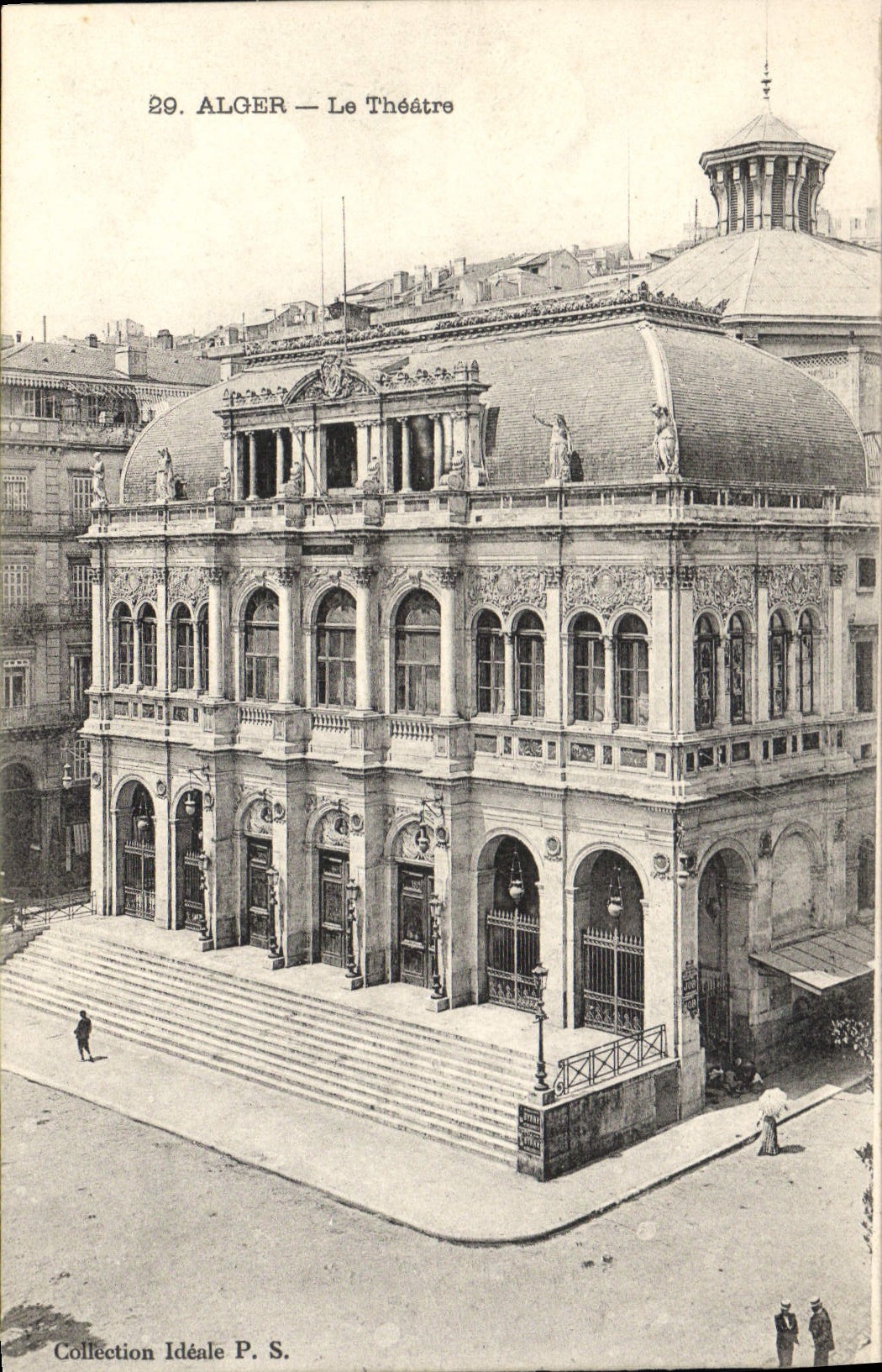 CPA ALGER le théâtre
